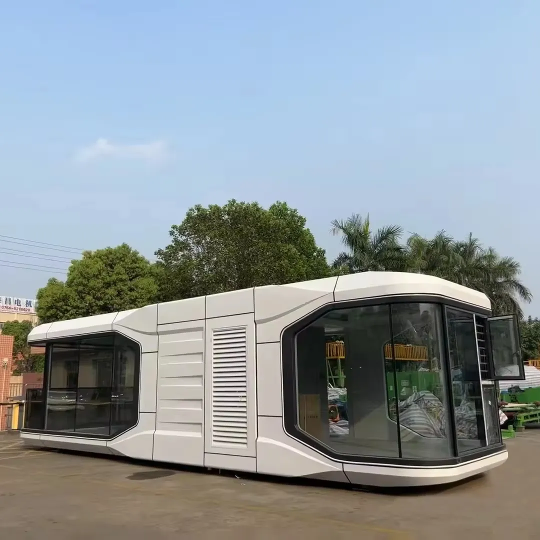 Luxe Hotel Moderne Containerkamers Resort Stijl Verhuizen Grotere Ruimte Capsule Huis Geprefabriceerd Op Maat