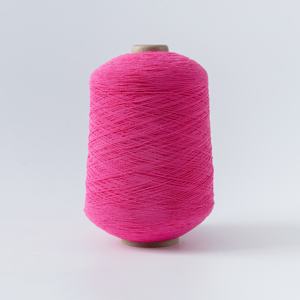 High Quality 100# High <b>Latex</b> <b>Rubber</b> Covered Yarn Polyester DTY Core Ring Spun High Tenacity Socks for Knitting - Product Image 1