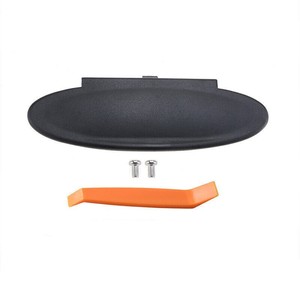 Cache-miroir de courtoisie Porsche 99670142102 en plastique noir, accessoire de pare-soleil et rétroviseur - Product Image 1