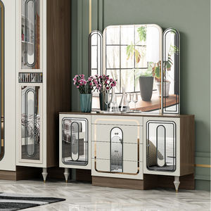 Conjunto de muebles modernos de madera para dormitorio, conjunto de mobiliario blanco y árabe - Product Image 4