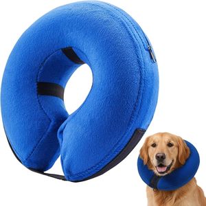 High Quality Custom Inflatable Pet Donut <b>Collar</b> Soft <b>Dog</b> Cone Alternative After Surgery <b>Dog</b> Cones for Small Medium <b>Large</b> <b>Dogs</b> - Product Image 1