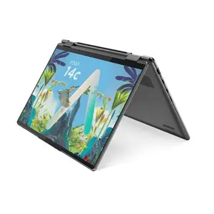 2023 New 14inch 360 degree Flip screen Business thin book 8core R7-6800U 16G 512G 2.2K touch screen Deep gray office laptop