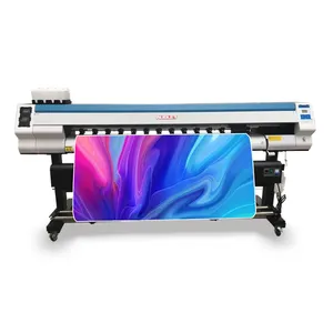 Audley 1.3m 1.6m 1.8m digital inkjet printers eco solvent printer with Xp600 I3200 head