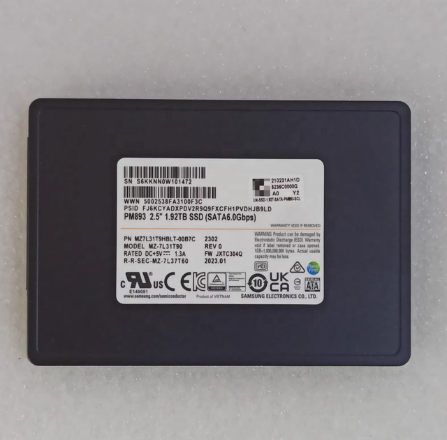 Samsung PM883 1.92TB SSD Specs & Sourcing Guide