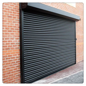 Porte à enroulement <span class=keywords><strong>de</strong></span> qualité commerciale avec construction en fer forgé antivol et résistante aux typhons <span class=keywords><strong>pour</strong></span> usage en entrepôt - Product Image 2