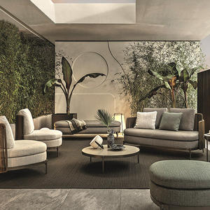 فناء حديقة في الهواء الطلق مصنوع من فيلا الفناء في جميع الأحوال الجوية أثاث مقاوم للماء فندق الترفيه كرسي قصب - Product Image 2