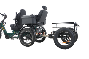 Triciclo Eléctrico Destroyer de 1750W con Doble Motor, 60Ah de Largo Alcance, Suspensión Completa, Neumáticos Anchos, Bicicleta Eléctrica de <span class=keywords><strong>3</strong></span> <span class=keywords><strong>Ruedas</strong></span> para Adultos - Product Image 2