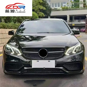 LANDOR Nouveau Kit Carrosserie E63 AMG pour Conversion C-Car Facelift <span class=keywords><strong>Pare</strong></span>-chocs Avant W212 2011-2015, Calandre, Phares, Feux Arrière, Échappement - Product Image 5