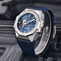 Reloj Mecánico de Moda PAGANI YS010, Reloj de Lujo a Prueba de Agua para Hombre con Manecillas Luminosas, Reloj de Pulsera Masculino Casual para Negocios