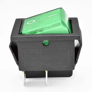 Kcd4 16A 250V AC Switch Led Push On Push Off Button Plane On-Off Latching Illumintaed 12 Volts Rocker Switch 4Pin