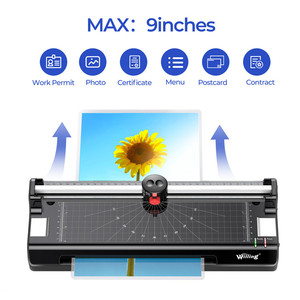Thẻ tài liệu 3 trong 1 <span class=keywords><strong>A4</strong></span> ép nóng lạnh văn phòng Máy cán Hướng dẫn sử dụng bảng Pouch Laminator - Product Image 6