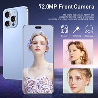 Nouveau smartphone 16 Pro Max 5G, 16 Go + 1 To, écran 7,3 pouces, GSM/LTE, batterie 8000 mAh, appareil photo 108 MP, téléphone mobile
