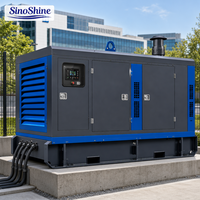 Générateur diesel insonorisé haute efficacité SinoShine 100 kW 150 kW, groupe électrogène intelligent numérique