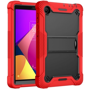 Coques de tablette robustes et résistantes pour T Mobile TCL Tab 8 LE 8 pouces, compatibles avec les enfants, avec béquille, antichoc, en silicone de luxe - Product Image 1