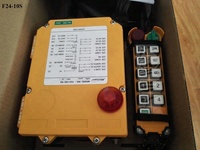 Télécommande sans fil automatique à code fixe 315 MHz pour grue, en plastique, modèle F24-10S, portée 100 m