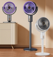 Ventilateur sur pied électrique intelligent 2026 réglable en hauteur, oscillant, avec télécommande, pour utilisation sur pied ou sur table