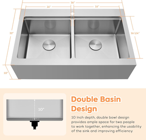 <span class=keywords><strong>2025</strong></span> nóng bán nhà bếp thép không gỉ chìm với đôi bát Handmade một lỗ cài đặt truy cập Sinks - Product Image 2