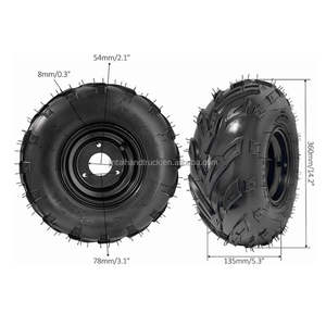 Nouveau <span class=keywords><strong>pneu</strong></span> radial sans chambre à air pour VTT 145/70-<span class=keywords><strong>6</strong></span> pour <span class=keywords><strong>quad</strong></span>, karting, scooter, <span class=keywords><strong>mini</strong></span> buggy et tondeuse à gazon - Product Image 2