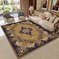 Tapis de salon moderne de luxe en polypropylène antidérapant, tapis imprimé pour sol, tapis de chambre, grand tapis d'extérieur