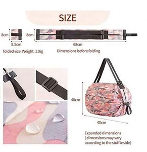 Bolsa Deportiva Plegable Personalizada al por Mayor, Bolsa de Viaje Enrollable, Bolsa de Compras Plegable para Mujer - Product Image 3