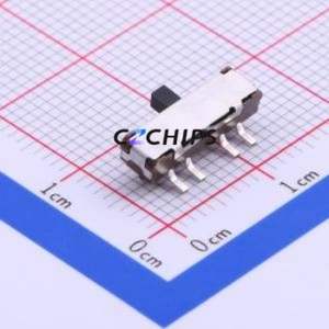 SSSS213800 Slide Switch SMD Switch Single Pole Three Throw Rectangle Pin Header SMD Tab 5.5mm - Product Image 1