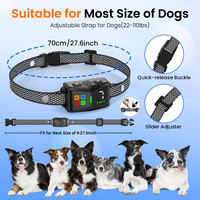 TIZE Ultraschall Hunde rinden halsband Magnetisches Laden Piepton Vibrations schock Hund Stop Barking Trainings halsband mit Schock