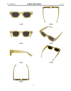 Gafas de Sol Retro 2026 con Logotipo de Marca Personalizado, Montura Cuadrada Gruesa para Hombre y Mujer, Lentes Polarizadas Vintage a la Moda - Product Image 6