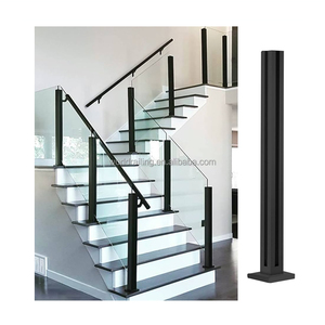 YL METAL Garde-corps en verre de haute qualité pour terrasse, garde-corps en verre noir pour <span class=keywords><strong>extérieur</strong></span> - Product Image 5