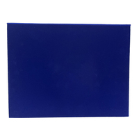 Personnalisez 12 couleurs de velours pour une couverture de menu rembourrée de la taille d'une lettre