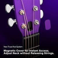 Guitare acoustique électrique LAVA ME 4 en fibre de carbone, 35 pouces, écran tactile intelligent, audio 6 cordes, Sharc-DSP, pour droitier, FreeBoost