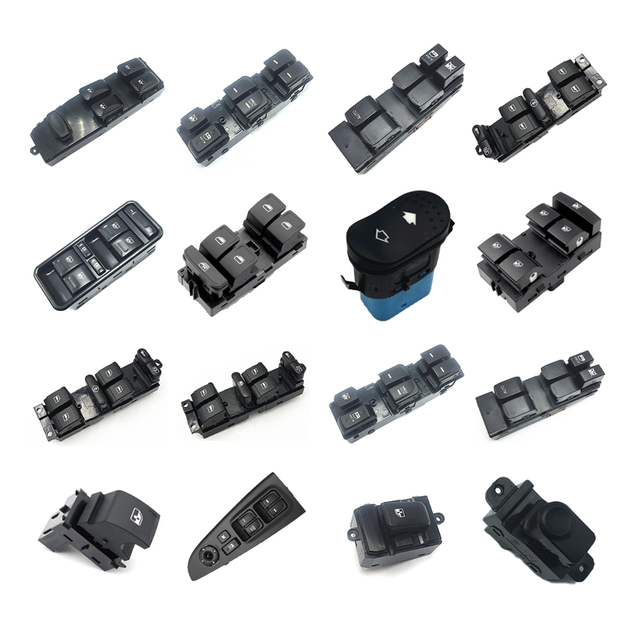 Car Electric Power Window Side Glass Control Switch Window Lifter Button for Kia Hyundai Honda Hyundai Citroen Audi Benz BMW