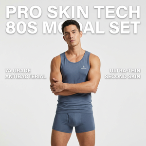 SOPHIEYEN - Conjunto <span class=keywords><strong>de</strong></span> Bóxers y Calzoncillos <span class=keywords><strong>de</strong></span> Punto Sin Costuras para Hombre, Tecnología Pro Skin 80S Modal, <span class=keywords><strong>Segunda</strong></span> Piel, Antibacteriano, Secado Rápido, Ropa Interior Personalizada - Product Image 1