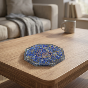 Highly Polished <b>Agate</b> Gemstone Orgone <b>Coasters</b> Feng Shui Style Healing Crystal <b>Coaster</b> Wholesaler Manufacturer Orgonite <b>Coasters</b> - Product Image 1