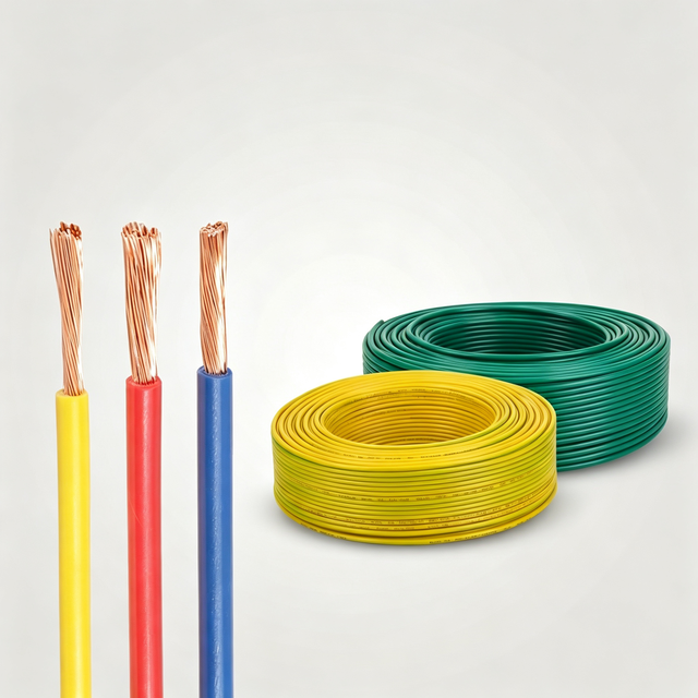 BVR Flexible Copper Wire 1.5/2.5/4/6/10mm² 450/750V PVC Insulated Electrical Cable for House Building Wiring Power Cable