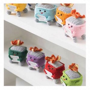 Animaux au crochet faits à la main, thème nature, vêtements pour enfants, décoration intérieure, jouets tricotés de simulation, certifiés sécurité, couleur personnalisable - Product Image 4