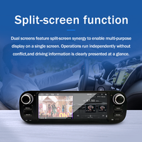 Radio Multimedia para Auto con Android 15, Carplay Inalámbrico Integrado, 1 DIN, Reproductor GPS, Unidad Principal para Fiat Panda 2013 2014 2015 2016-2020