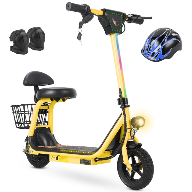 Brazil Warehouse Jl006 Kids Electric Scooter for Boys Girls, 6 Speed Modes 10KM Range, Smart Electric Outdoor Use, Birthday Gift
