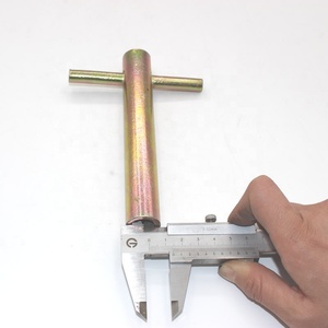 Vis d'ancrage en béton à tête cruciforme M8, tige pleine, en acier au carbone zingué brillant, pour fixation en béton, 3x - Product Image 5
