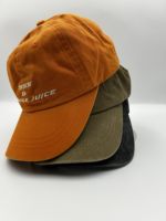 Gorras de Béisbol Bordadas Personalizadas de Alta Calidad con Patrones de Argyle y Frutas, Gorra Unisex Tipo Dad Hat, Tela Común