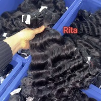 Grossistes de mèches de cheveux indiens bruts, cheveux vierges alignés aux cuticules, lisses comme des baguettes, double épaisseur, extensions de cheveux humains bruts, perruques