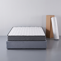 Matelas orthopédique à ressorts ensachés en gros, 20 cm, 300 GSM, hypoallergénique, respirant, souplesse moyenne, pour chambre à coucher