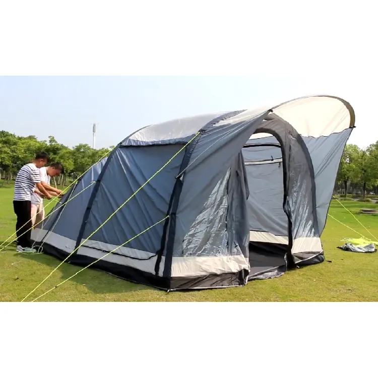 Markee Lettino Da Campeggio Hillman Tenda Riflettente Esterna Gonfiabile 5-8 Persone Tenda di Campeggio Tenda di Lusso di Grandi Dimensioni