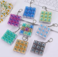 Factory Direct Sales Lighted Nine Key Wholesale High-Transparency Keycaps Decompression Mechanical Keyboard Decompression