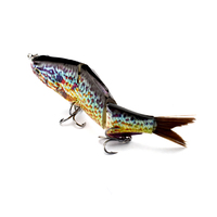 New Segmented Fishing Lure 3 SectionsJointed Swim Bait Lure 13cm 30.5g Artificial Bait Fishing Tackle Swimbait Wobblers