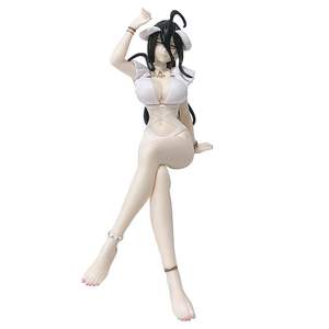Figurine de fille lapin <span class=keywords><strong>sexy</strong></span> avec boîte, poupée <span class=keywords><strong>Albedo</strong></span> d'anime, 3 styles assis et accroupis, thème maillot de bain de fille lapin, figurine d'anime jouet - Product Image 2
