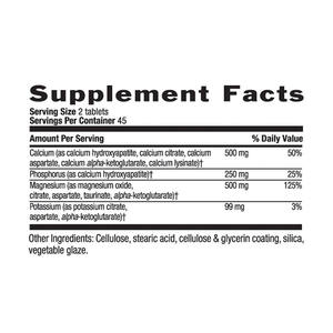 Compresse vegane integrano calcio magnesio potassio compresse per ossa Immune cuore cardiovascolare salute Private label - Product Image 3