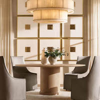 Lustre rond à 2 niveaux en albâtre de luxe de 48 pouces, grande lampe suspendue en pierre naturelle et laiton avec LED pour grand salon, villa, hôtel