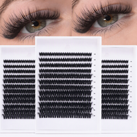 Extensions de cils en bouquets volumineux de qualité supérieure, de 10 mm à 20 mm, avec bande large, Fournisseur en gros OEM ODM