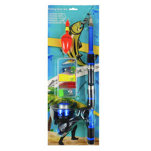 ชุดเบ็ดตกปลาสำหรับเด็ก, ชุดเบ็ดตกปลาพร้อมรอกเบ็ดตกปลาทะเลยาว1.8ม. - Product Image 1