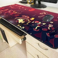 Chất Lượng Tốt Anime Naruto Chơi Game Lớn Chuột Pad Tùy Chỉnh Khóa Cạnh Chuột Mat Bàn Pad Cho Dota CSGO XXL Mousepad